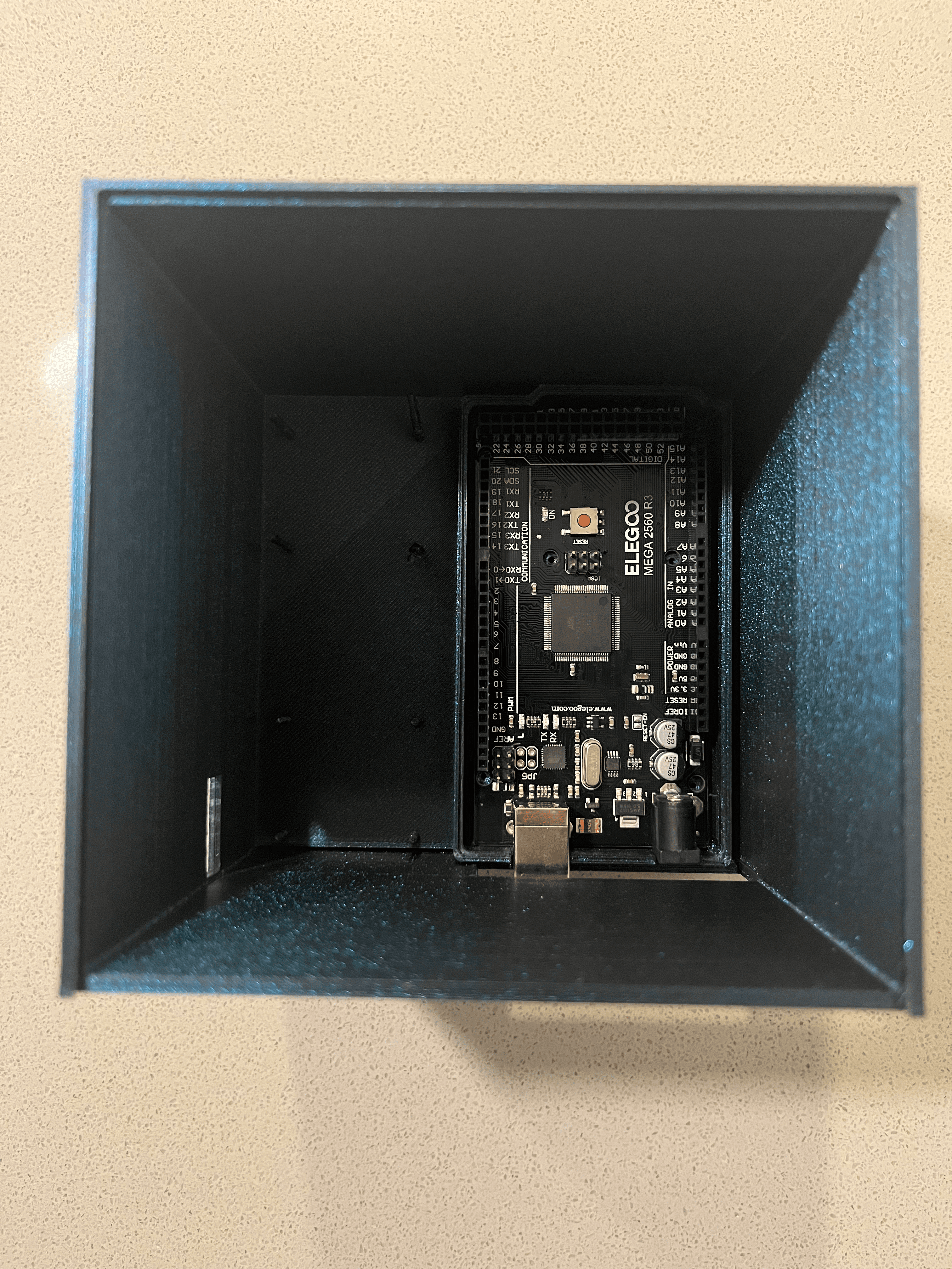 Microcontroller in frame