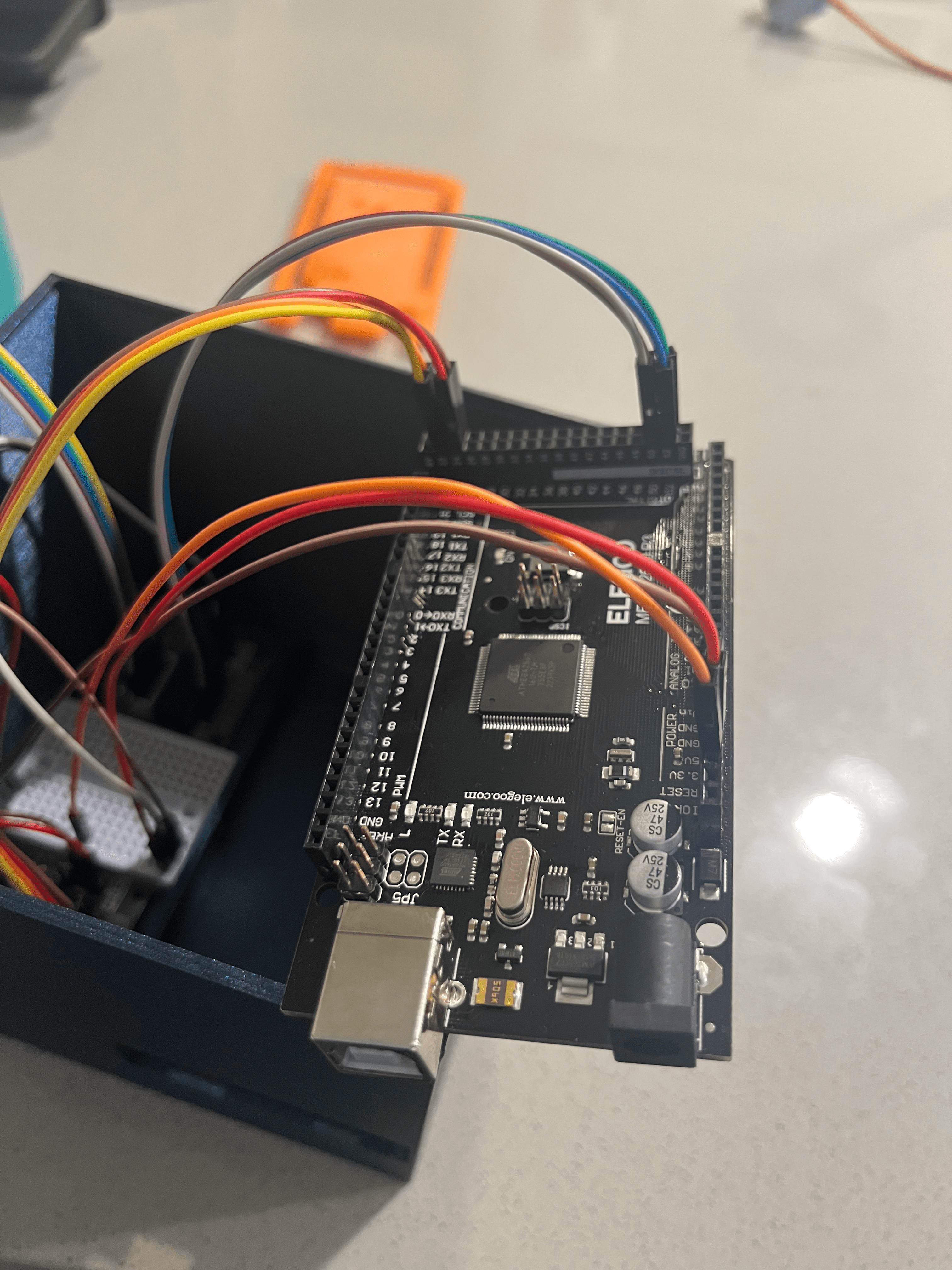 valve rotator driver input to microcontroller pins